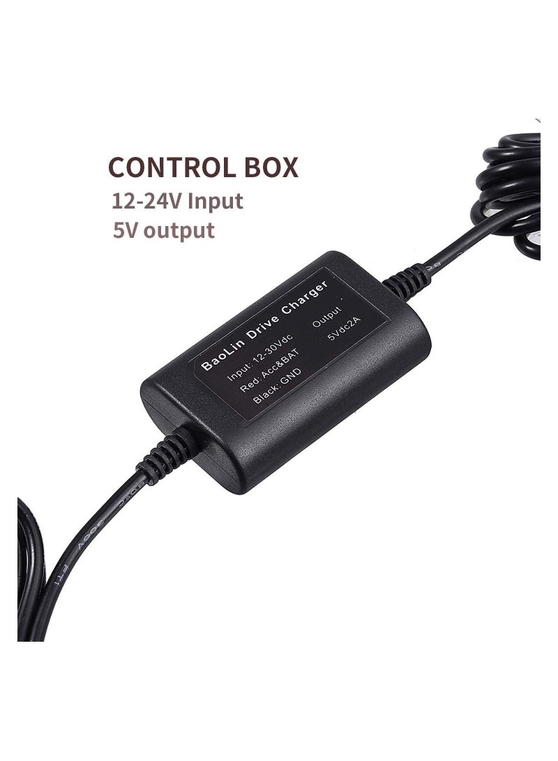 10ft Hard Wire Kit for Dash Cam with Mini/Micro/Micro2 Fuse 12V-24V to 5V Dash Cam Hardwire Kit - Image 5